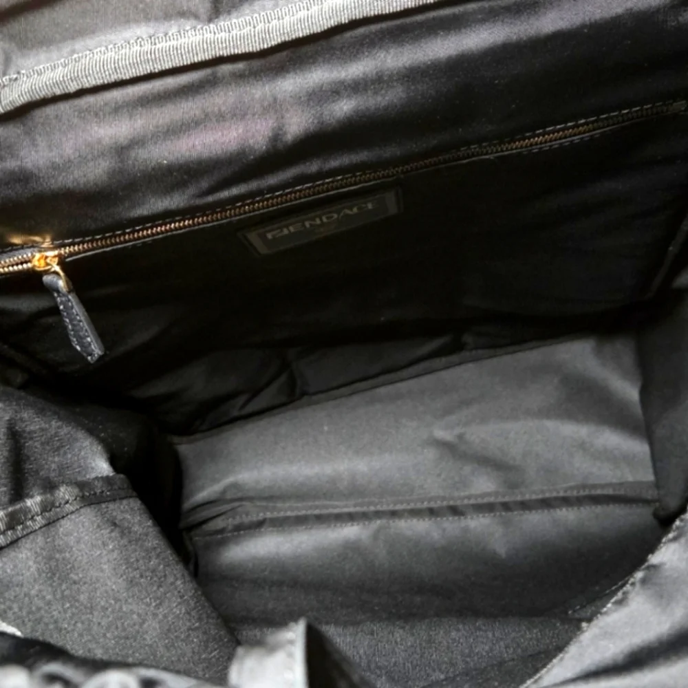 FENDACE Fendi/Vesace Collab Black and Gold Men's / Women's / Unisex Backpack